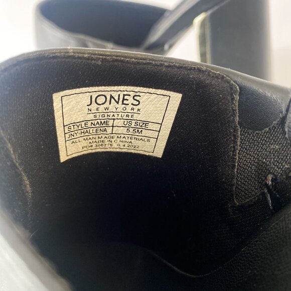 Jones New York Black Mule Heel Shoe - Picture 2 of 7